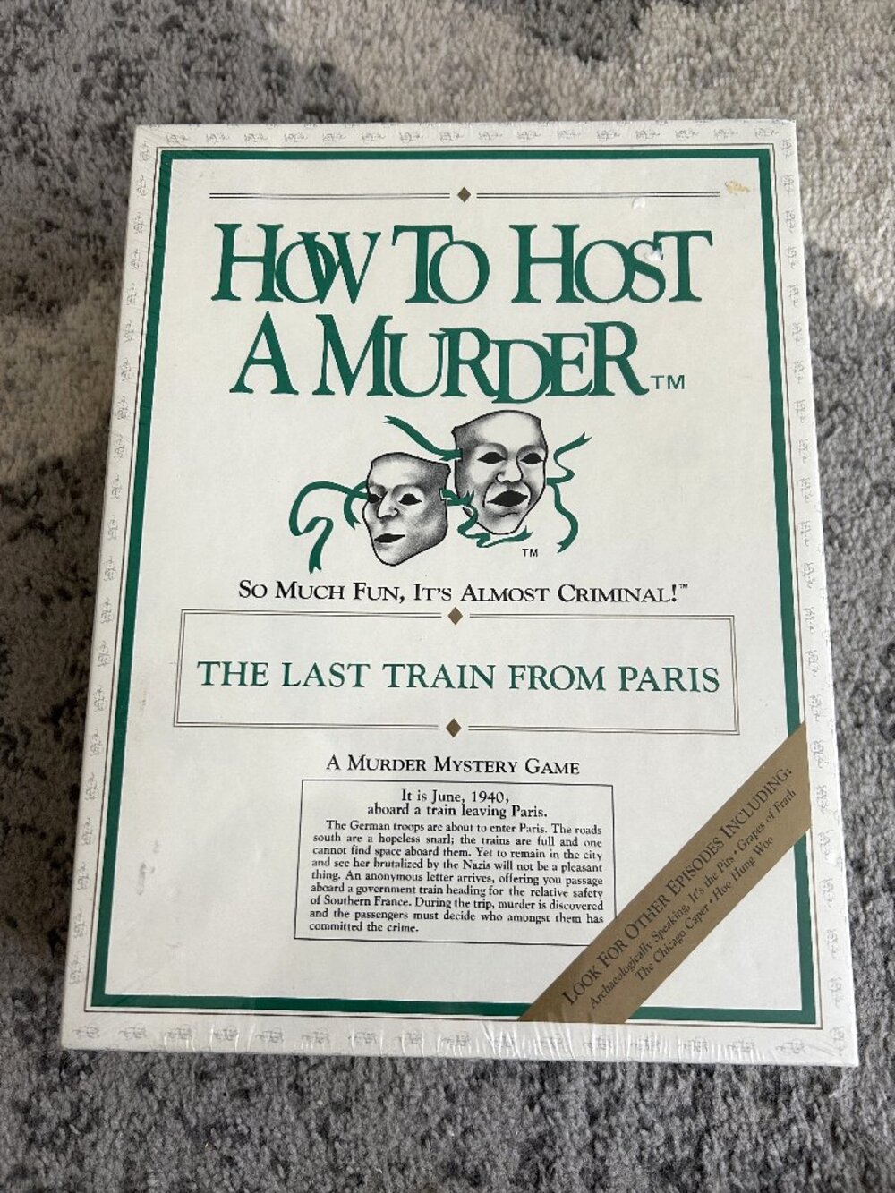 NWT How to Host a Murder, brand new, still sealed